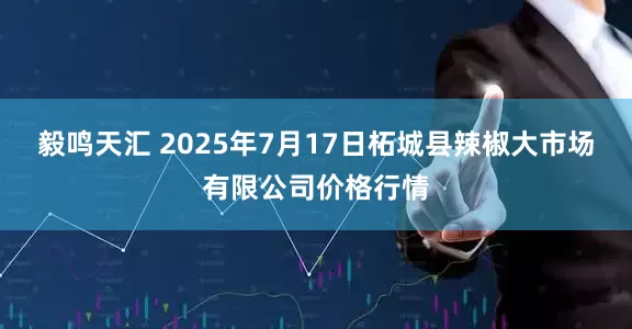 毅鸣天汇 2025年7月17日柘城县辣椒大市场有限公司价格行情